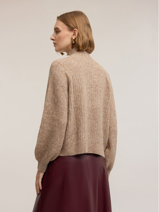 Motivi Motivi Cardigan M2566001152N013 Écru Boxy Fit