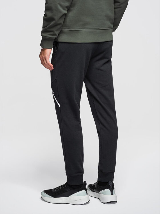 Ombre Ombre Spodnie dresowe OM-PASK-0280 Czarny Regular Fit
