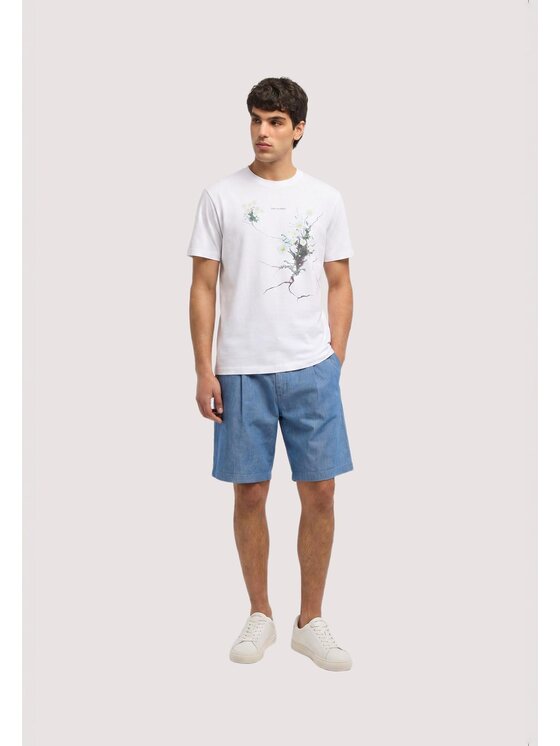 Trussardi Trussardi T-Shirt G0998000282N001 Biały Regular Fit