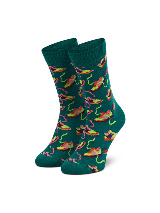 Happy Socks Ilgos Moteriškos Kojinės RFI01-7500 Žalia