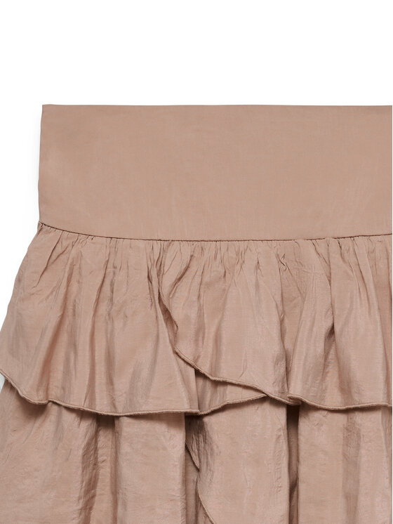 Vero Moda Vero Moda Miniszoknya Clara 10336425 Bézs Regular Fit