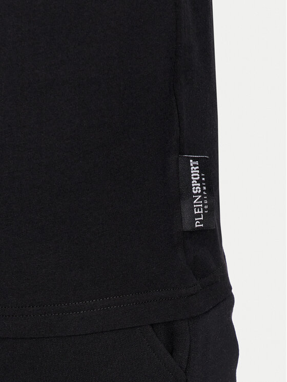 Plein Sport Plein Sport T-shirt FADC MTK7542 STE003N Nero Slim Fit