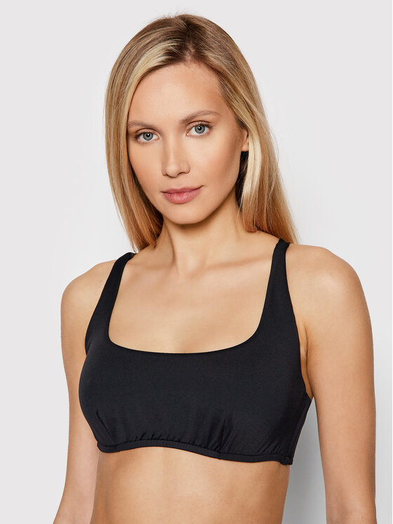 Seafolly Seafolly Bikini ülemine osa Scoop 31368DD942 Must