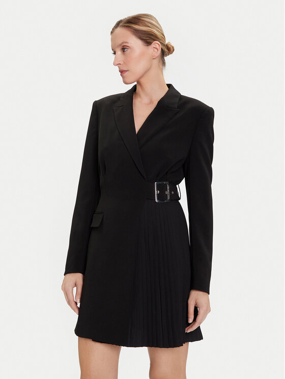 KARL LAGERFELD KARL LAGERFELD Φόρεμα κοκτέιλ A4W13023 Μαύρο Slim Fit