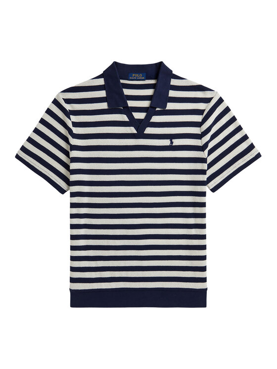 Polo Ralph Lauren Polo Ralph Lauren Тениска с яка и копчета 710A13006004 Тъмносин Regular Fit