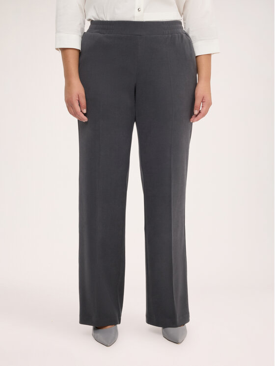 Fiorella Rubino Fiorella Rubino Spodnie materiałowe P090L002526N013 Szary Regular Fit