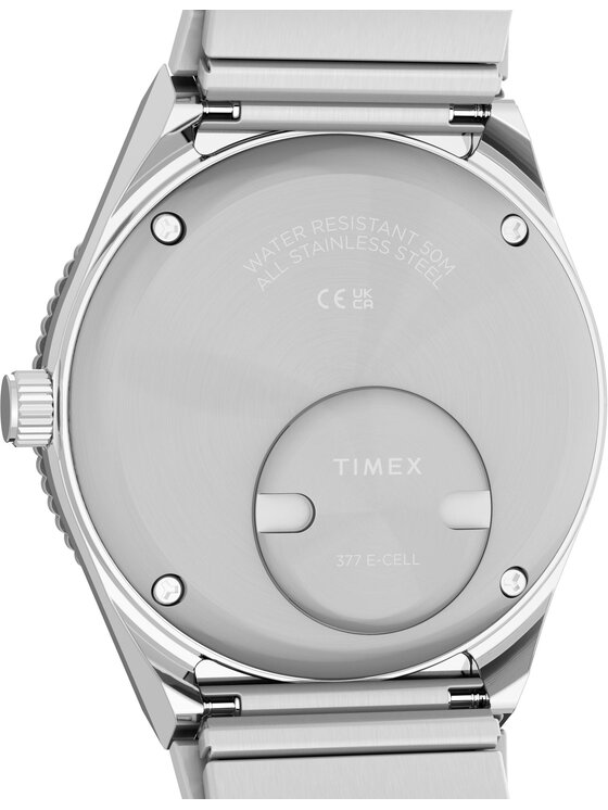 Timex Timex Zegarek TW2Y77300 Srebrny