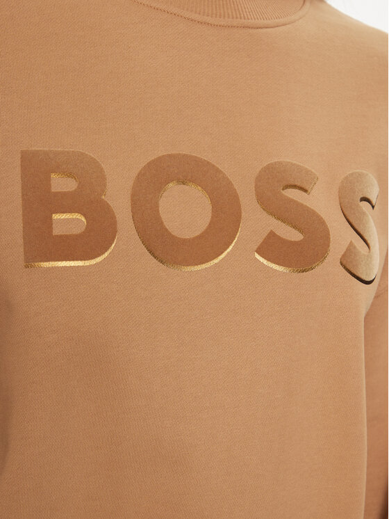 BOSS Boss Суитшърт Econa 50508499 Бежов Relaxed Fit