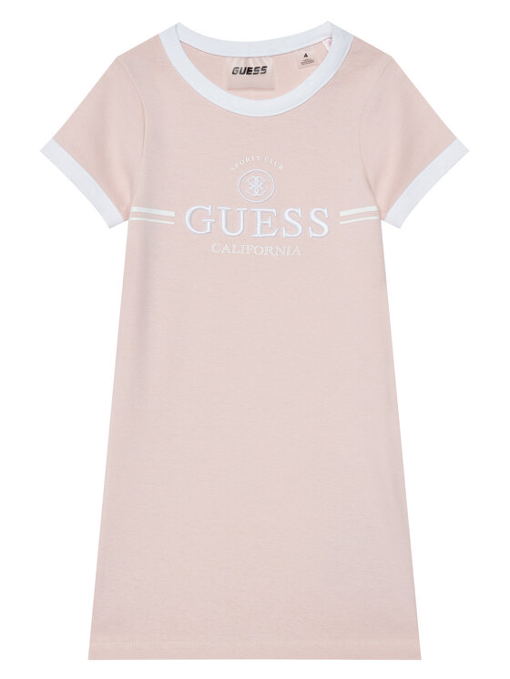Guess Guess Haljina za svaki dan J6GK26 KCQX1 Ružičasta Slim Fit