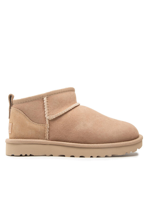Damskie Śniegowce Ugg, Rozmiar 39, Beżowe, W Classic Ultra Mini 1116109