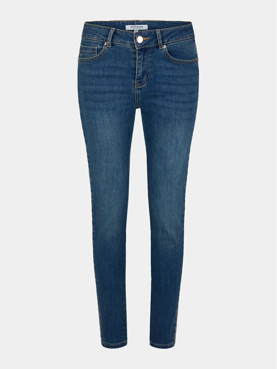 Morgan Morgan Jeansy 231-PCLEM Niebieski Slim Fit