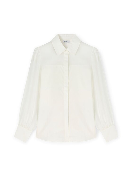 Motivi Motivi Camicia 5261Q000851N011 Bianco Regular Fit