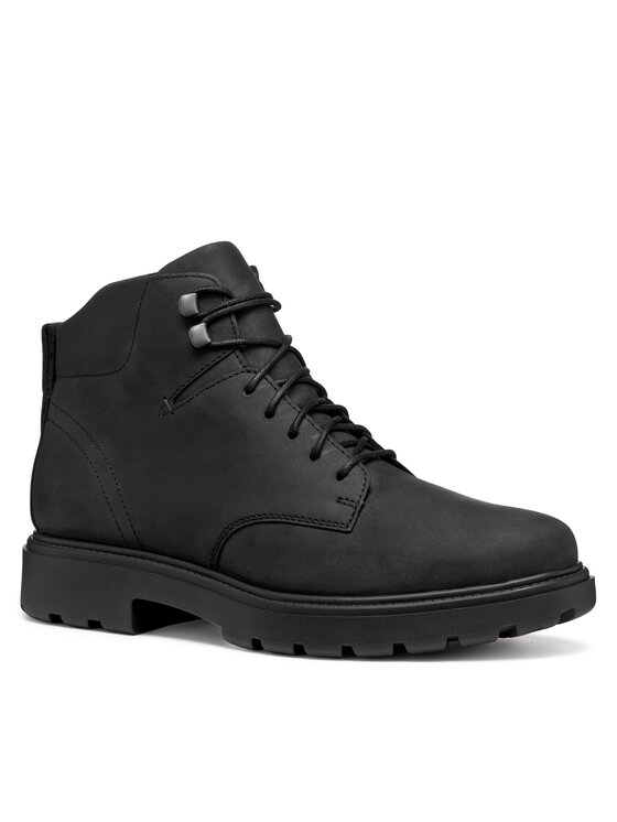 Geox Geox Schnürschuhe U Spherica Ec7 U56FRC 000FF C9999 Schwarz