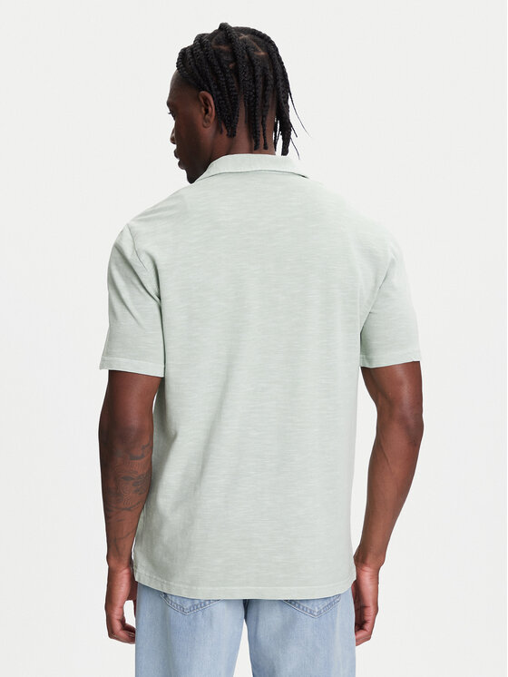 Mustang Mustang Tricou polo Palco 1016505 Verde Regular Fit