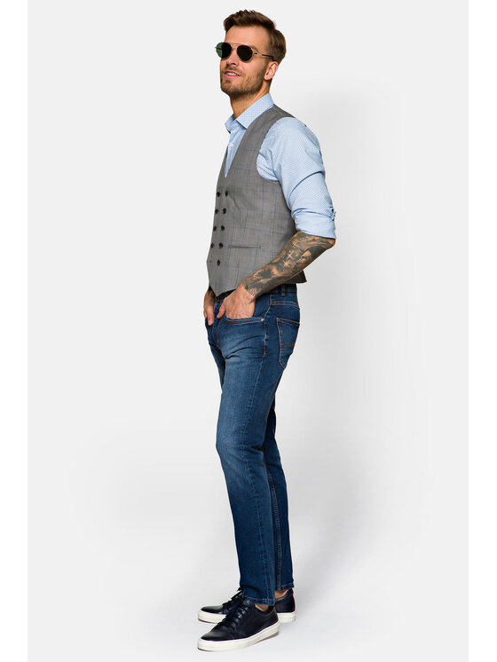 Lancerto Lancerto Kamizelka 2 Szary Regular Fit