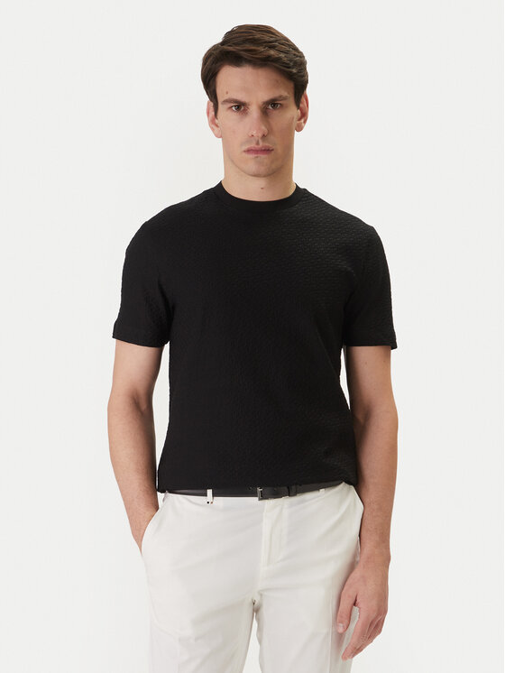 BOSS BOSS Marškinėliai H-Thompson 228 50557395 Juoda Regular Fit