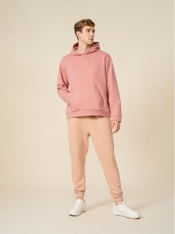 Outhorn Outhorn Mikina OTHSS23TSWSM320 Ružová Relaxed Fit