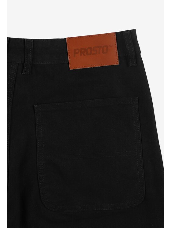 PROSTO. PROSTO. Jeansy Work Czarny Straight Leg
