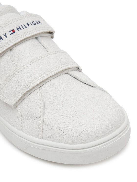 Tommy Hilfiger Tommy Hilfiger Sneakersy Flag Low Cut Velcro Sneaker T1A9-33726-0375 S Biały