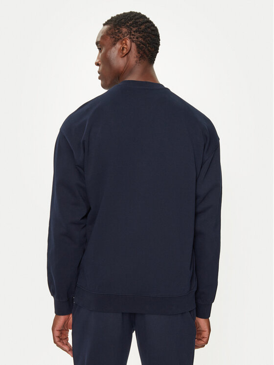 United Colors Of Benetton United Colors Of Benetton Majica dugih rukava 342ZU1093 Tamnoplava Regular Fit