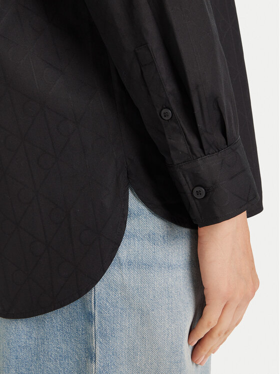 Calvin Klein Jeans Calvin Klein Jeans Сорочка LV044D167G Чорний Relaxed Fit
