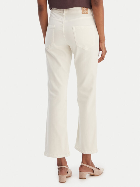 Marella Marella Дънки Sfinge 2615131261 Екрю Slim Fit