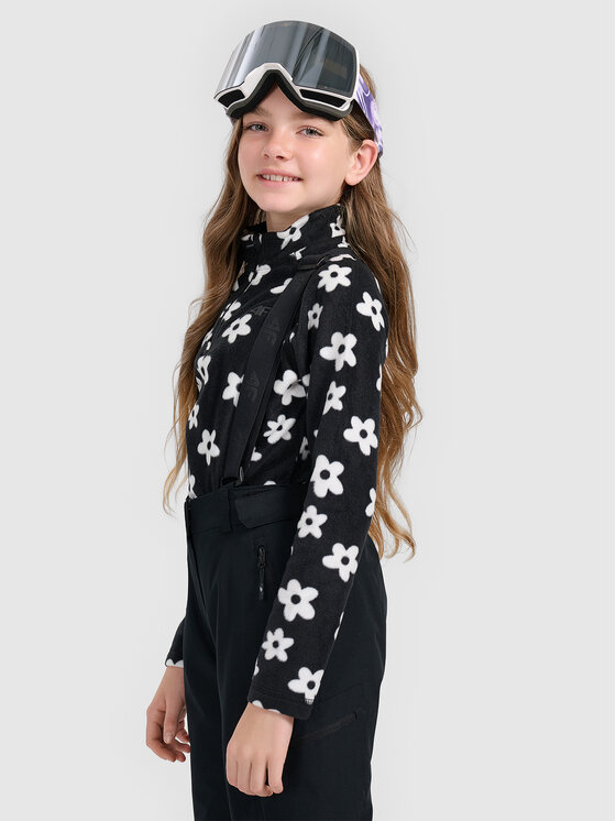 4F 4F Bielizna termoaktywna górna SKI UNDERWEAR Czarny
