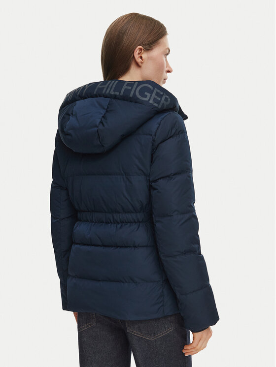 Tommy Hilfiger Tommy Hilfiger Daunenjacke WW0WW51521 Dunkelblau Regular Fit
