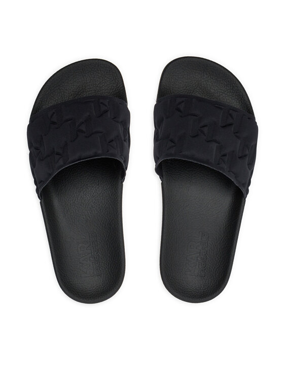KARL LAGERFELD KARL LAGERFELD Şlapi KL80949 Negru