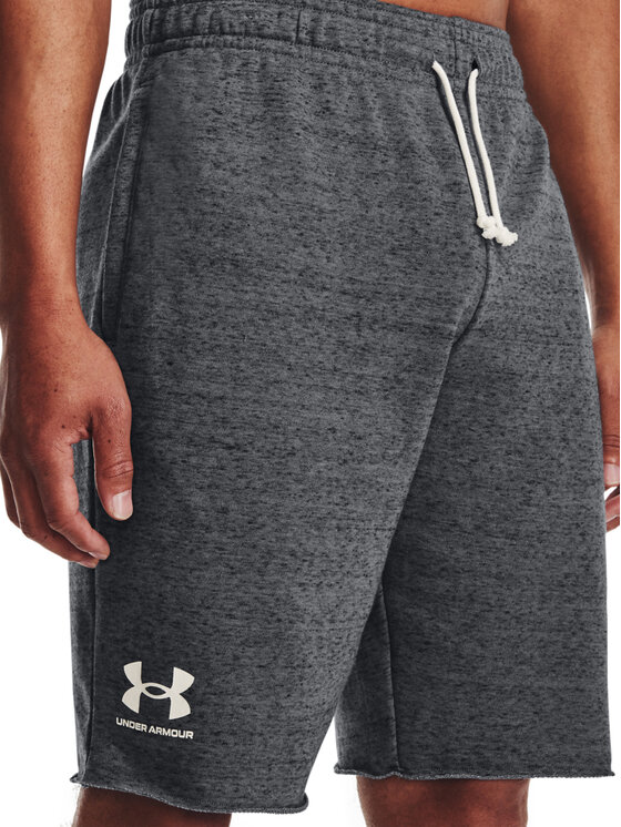 Under Armour Under Armour Športové kraťasy Ua Rival Terry 1361631 Sivá Regular Fit