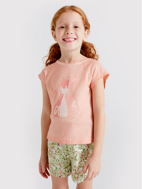 Mayoral Mayoral T-särk 3043 Roosa Regular Fit