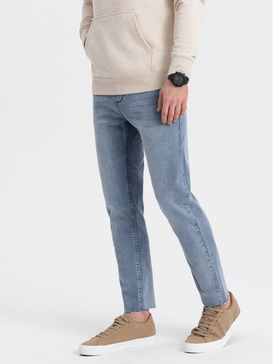 Ombre Ombre Jeansy P923 Modrá Regular Fit