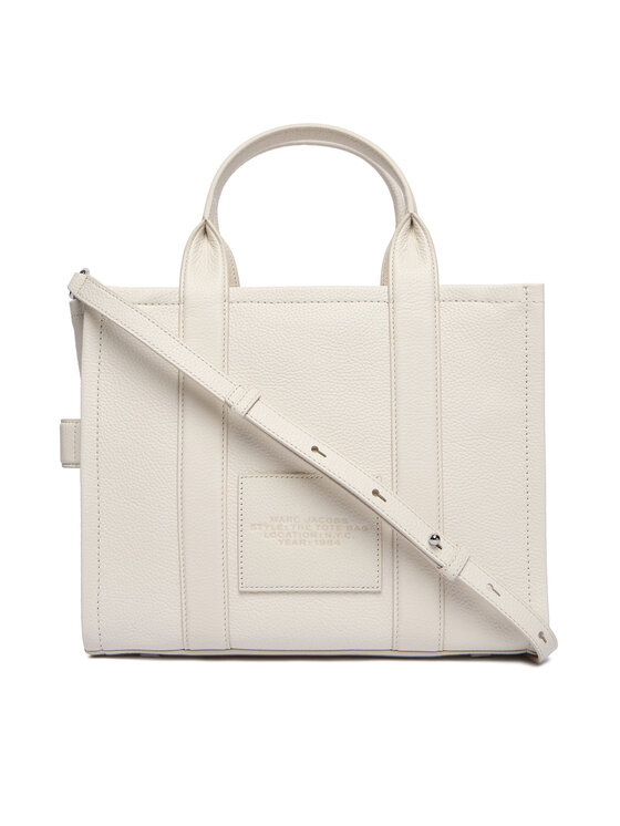 Marc Jacobs Marc Jacobs Τσάντα The Leather Medium Tote H004L01PF21 Εκρού
