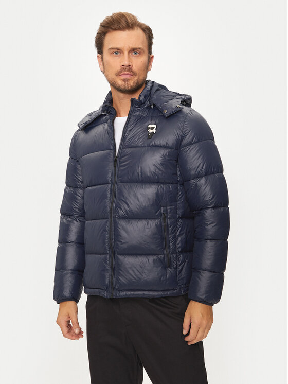 KARL LAGERFELD KARL LAGERFELD Dūnu jaka 505022 544590 Tumši zils Slim Fit