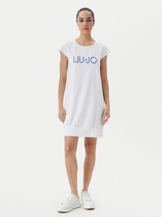 Liu Jo Beachwear Liu Jo Beachwear Hétköznapi ruha VA5194 JS003 Fehér Regular Fit
