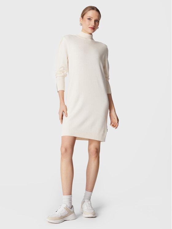 Vestito di maglia C_Fuenta 50476594 Beige Relaxed