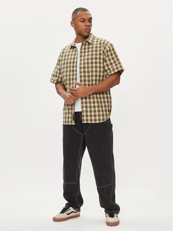 Vans Vans Ing Hadley Ss Woven VN000G76 Ekru Regular Fit