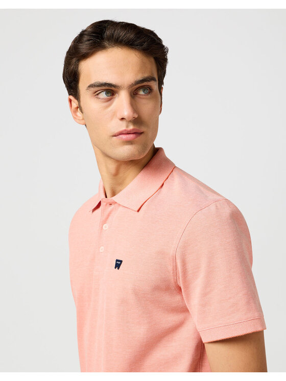 Wrangler Wrangler Polo 112362832 Pomarańczowy Regular Fit