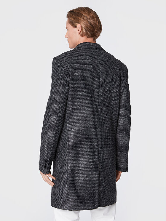 BOSS Boss Демісезонний плащ H-Hyde-J-224 50479583 Сірий Slim Fit