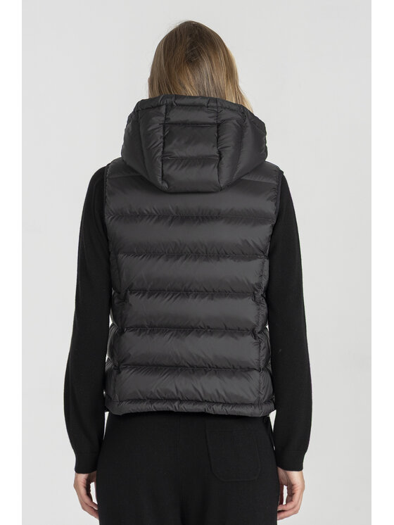 Deni Cler Milano Deni Cler Milano Bezrękawnik T-DC-9064-E5-40-90-1 Czarny Regular Fit