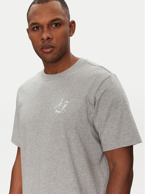adidas adidas T-Shirt JN7031 Szary Loose Fit