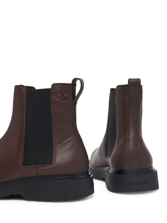Calvin Klein Calvin Klein Ghete Jodhpur Combat Ess Chelsea Boot Lth YM0YM01374 Maro