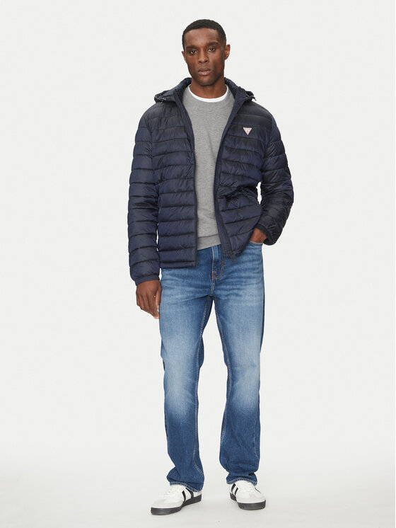 Guess Jeans Guess Jeans Пухено яке M5RL99 WHAB2 Тъмносин Regular Fit