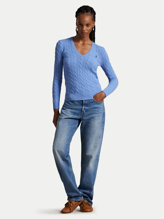 Polo Ralph Lauren Polo Ralph Lauren Sweater 211971866004 Kék Slim Fit