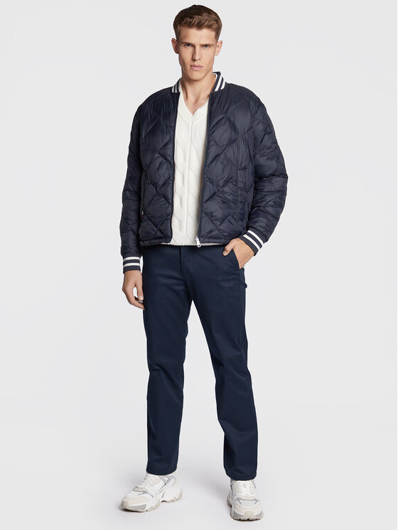 Tommy Hilfiger Tommy Hilfiger Μπόμπερ μπουφάν Reversible Varsity MW0MW27587 Σκούρο μπλε Regular Fit