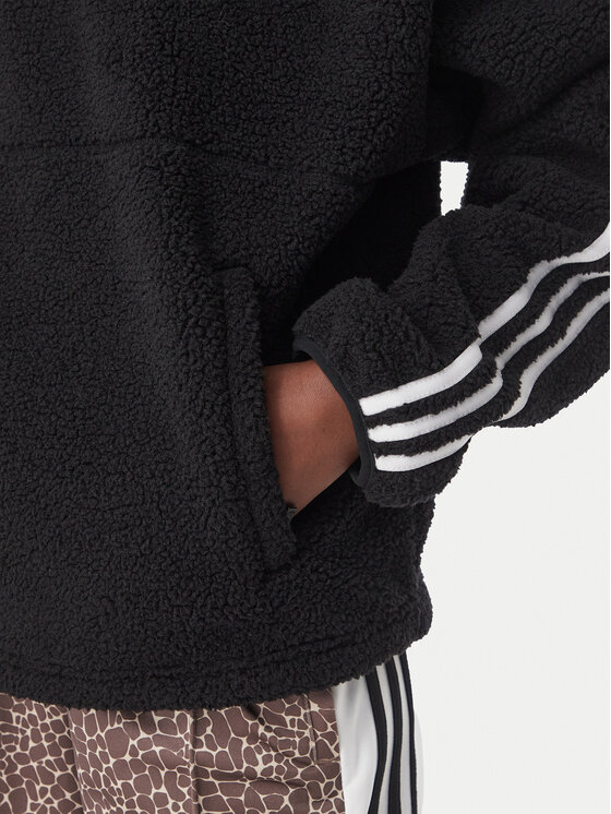 adidas adidas Світшот Adiluna Season 2 X Jennie Fleece Hoodie Jacket LD8926 Чорний Regular Fit