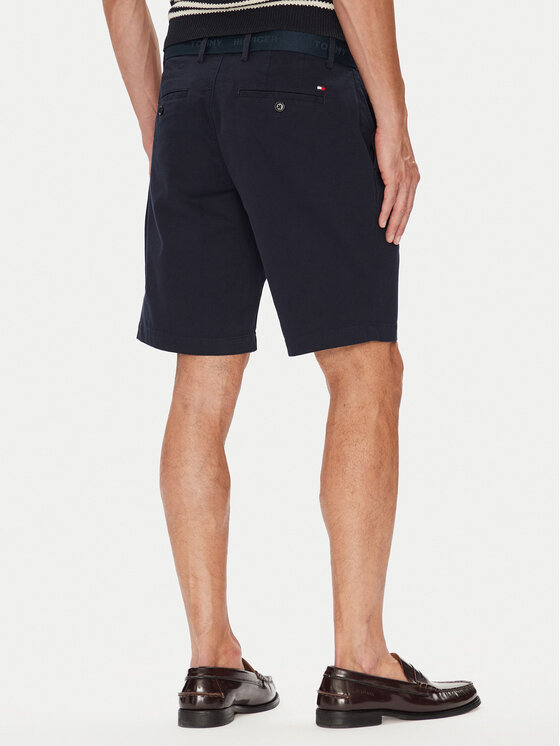 Tommy Hilfiger Tommy Hilfiger Szorty materiałowe Brooklyn MW0MW39706 Granatowy Regular Fit