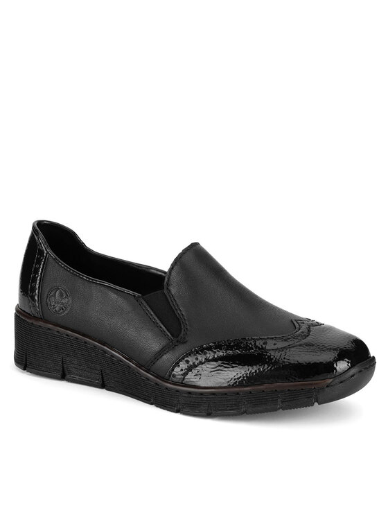 Rieker Rieker Halbschuhe 53776-00 Schwarz