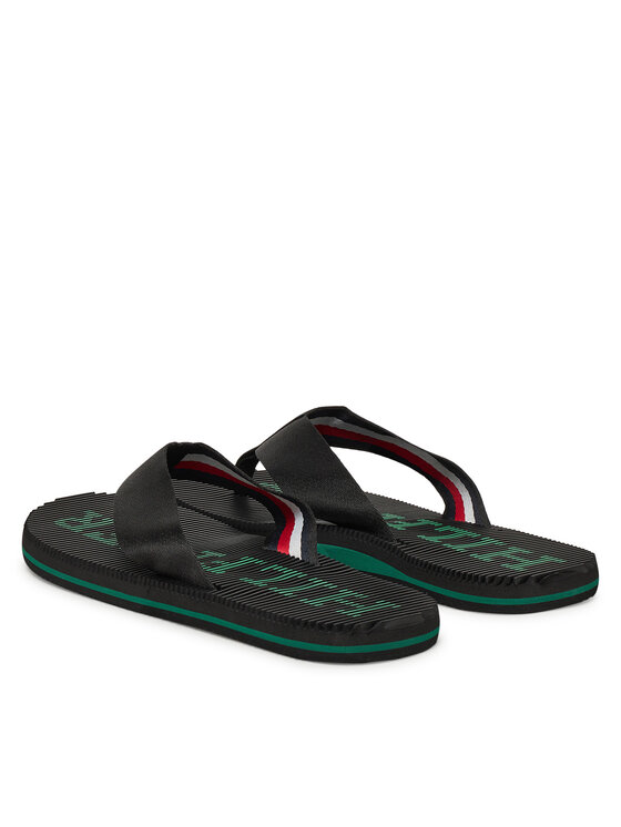Tommy Hilfiger Tommy Hilfiger Japanke Massage Beach Sandal FM0FM05443 Crna