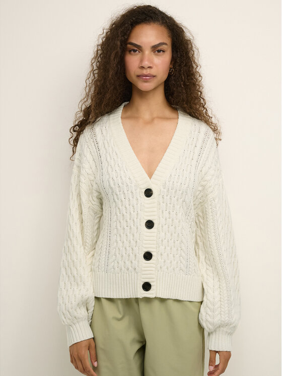 Karen by Simonsen Pletena jopica Hazzie 10104301 Écru Shaped Fit